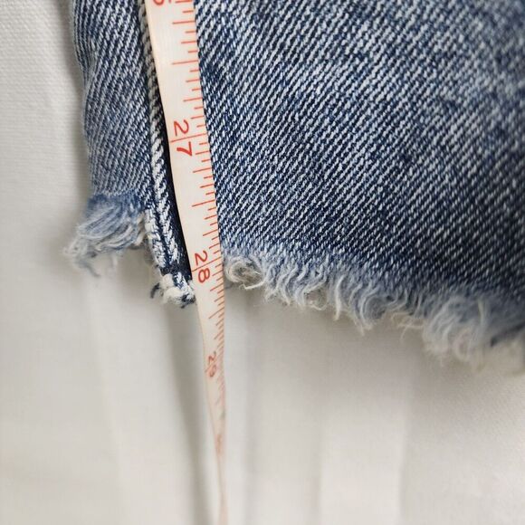 ONE x ONE TEASPOON Tuxedo Red Stripe Hight Waist Distressed Womens 27 Jeans - Picture 5 of 7